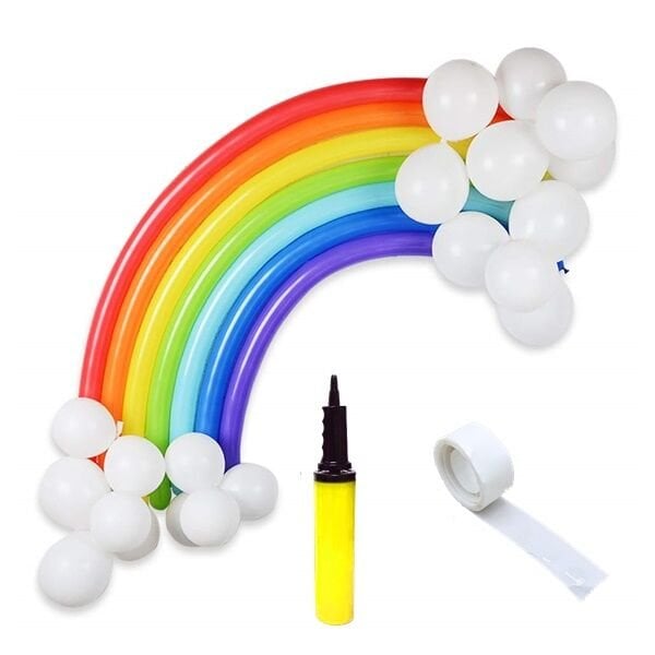 Gökkuşağı Sosis Balon Set