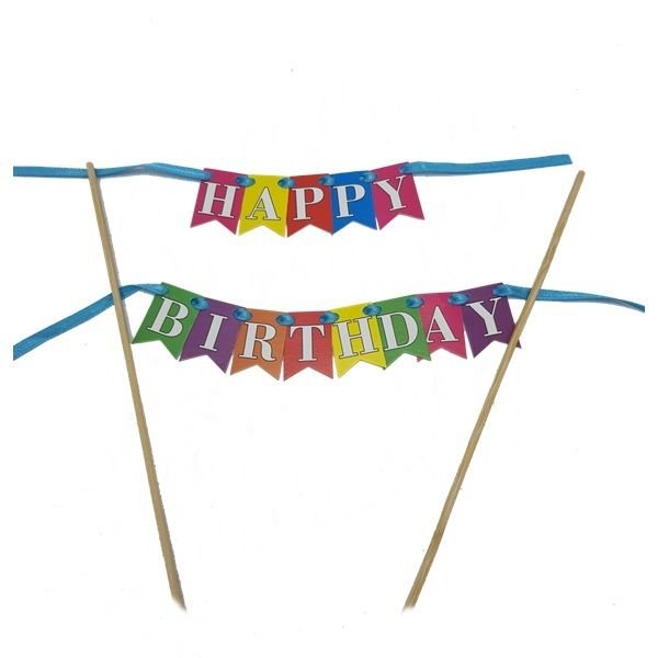 Happy Birthday Pasta Bayrağı