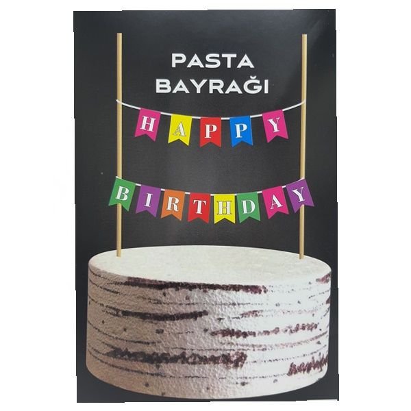 Happy Birthday Pasta Bayrağı