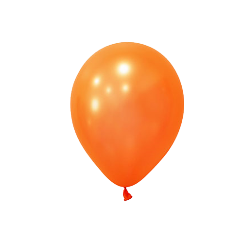 Metalik Turuncu Balon 10 Adet