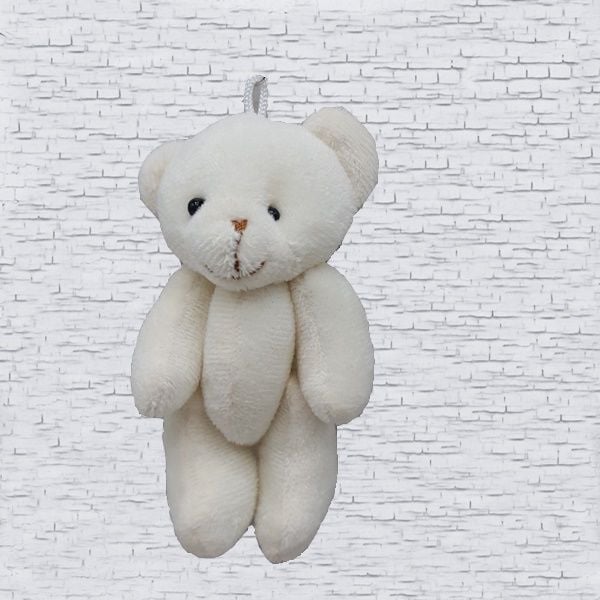 Beyaz Mini Peluş Ayıcık 12 cm