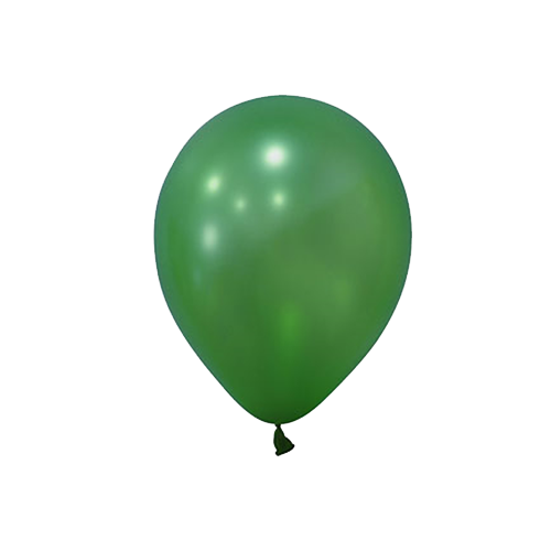 Metalik Yeşil Balon 10 Adet
