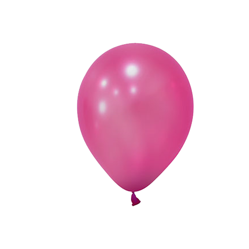 Metalik Fuşya Balon 10 Adet