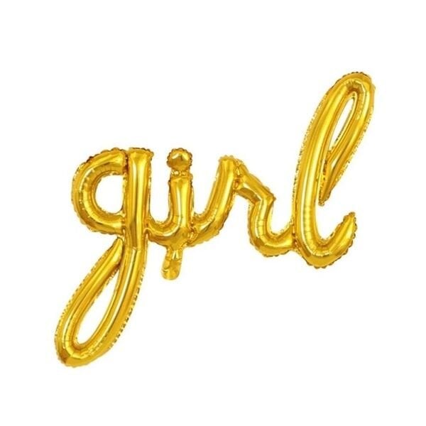 Folyo Gold Girl Balon 44x78 cm