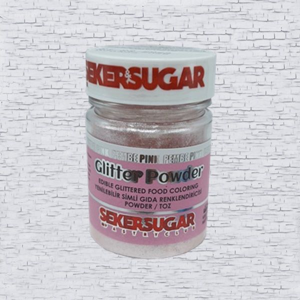 Simli Pembe Toz Gıda Boyası 10 Gr