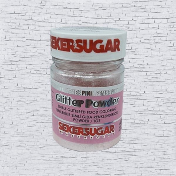 Simli Pembe Toz Gıda Boyası 10 Gr