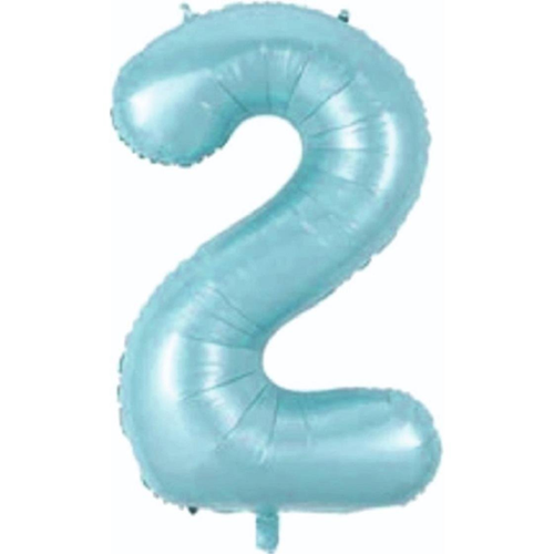 Folyo Açık Mavi 2 Yaş Balon 76 cm