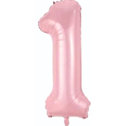 Folyo Pembe 1 Yaş Balon 76 cm