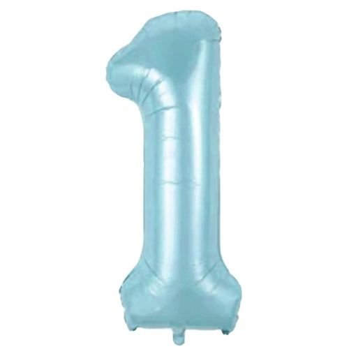 Folyo Açık Mavi 1 Yaş Balon 76 cm
