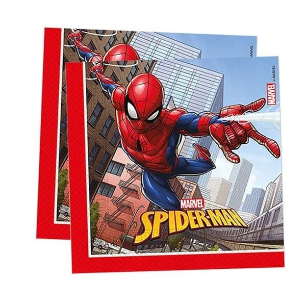 Spiderman Peçete 16 Adet