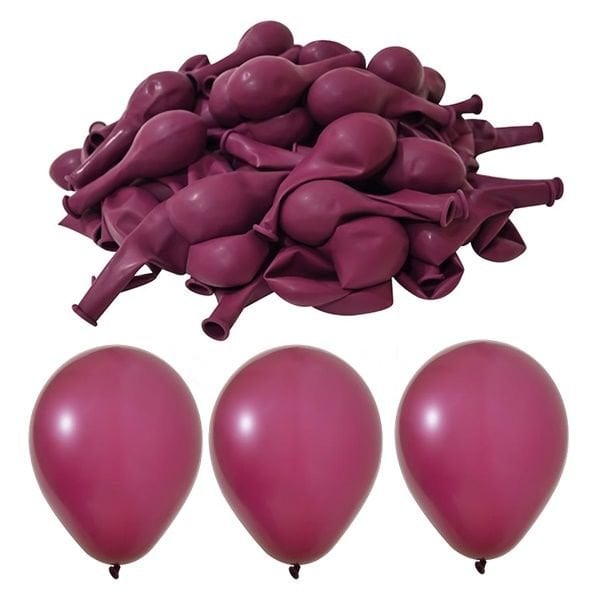 Pastel Mürdüm Balon 12 inc 10 lu