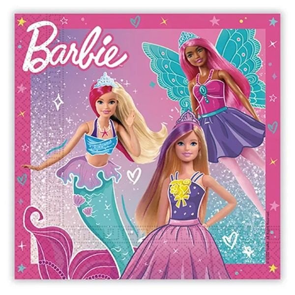 Barbie Peçete 20 Adet