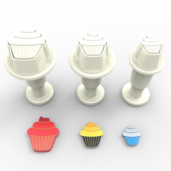Mini Cupcake Kopat Enjektör 3 lü