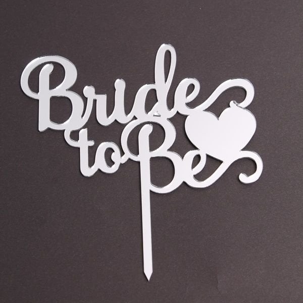 Pileksi Gümüş Bride To Be Pasta Yazı
