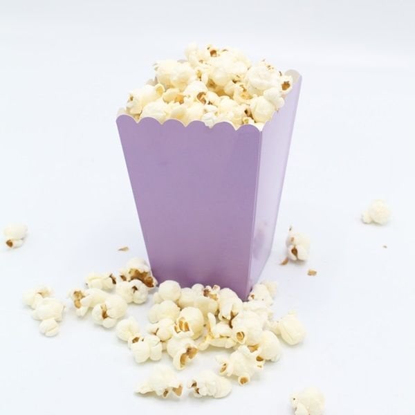 Lila Popcorn Kutusu 8 Adet