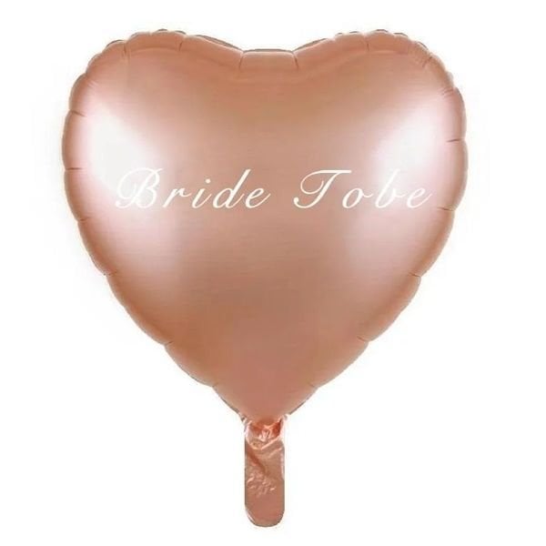 Folyo Rose Gold Bride To Be Kalp Balon