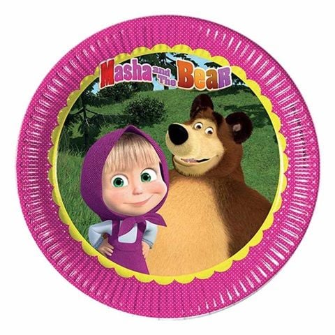 Masha ve Koca Ayı Tabak