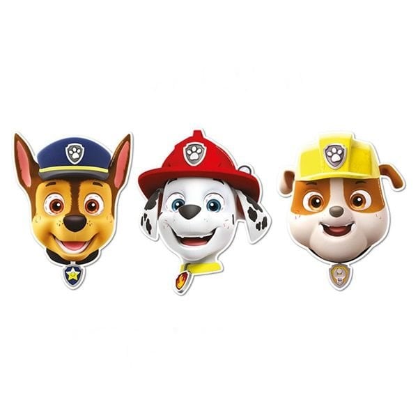 Paw Patrol Maske 6 Adet