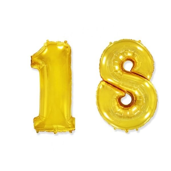 Folyo Gold 18 Yaş Balon 76 cm