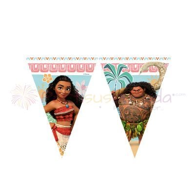 Prenses Moana Üçgen Flama