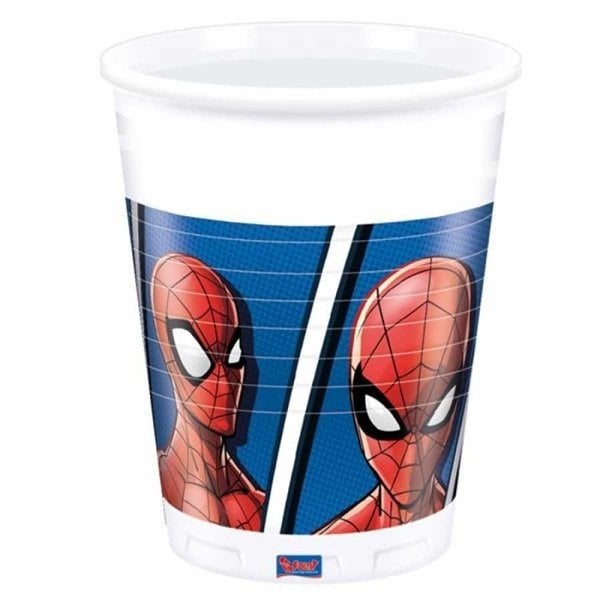 Spiderman Bardak 8 Adet