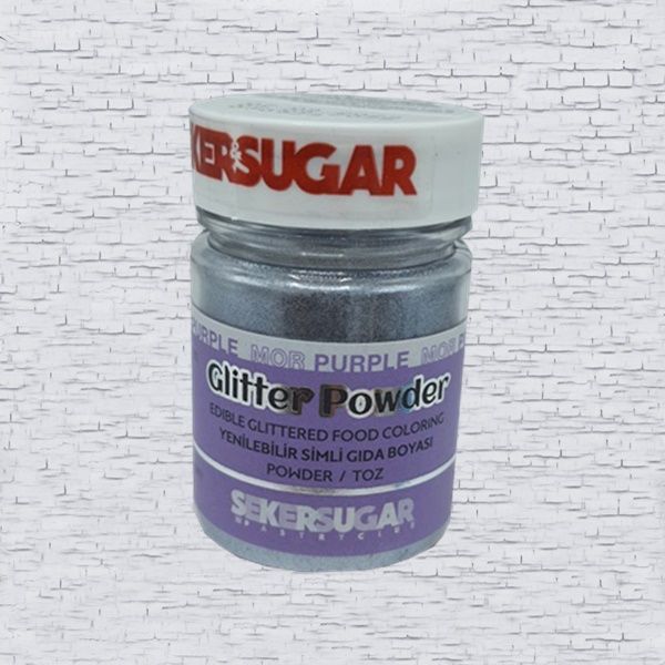 Yaldızlı Mor Toz Gıda Boyası 10 Gr