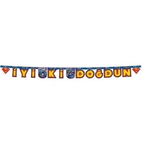 Süperman İyiki Doğdun Yazı Banner