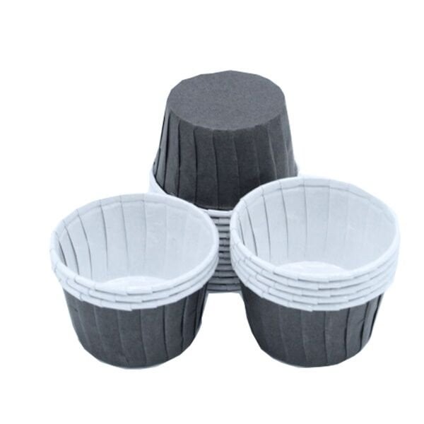 Siyah Cupcake Kek Kalıbı 25 Adet