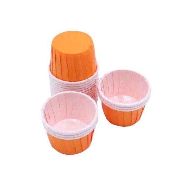 Turuncu Cupcake Kek Kalıbı 25 Adet