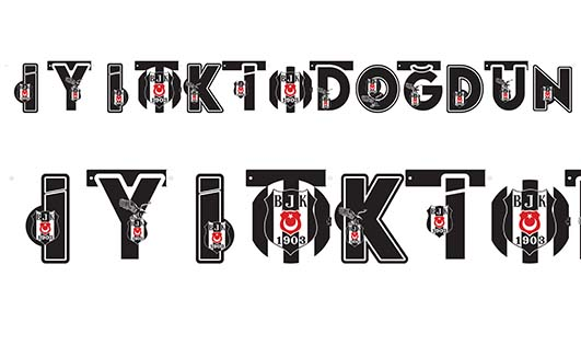 Beşiktaş İyiki Doğdun Yazı