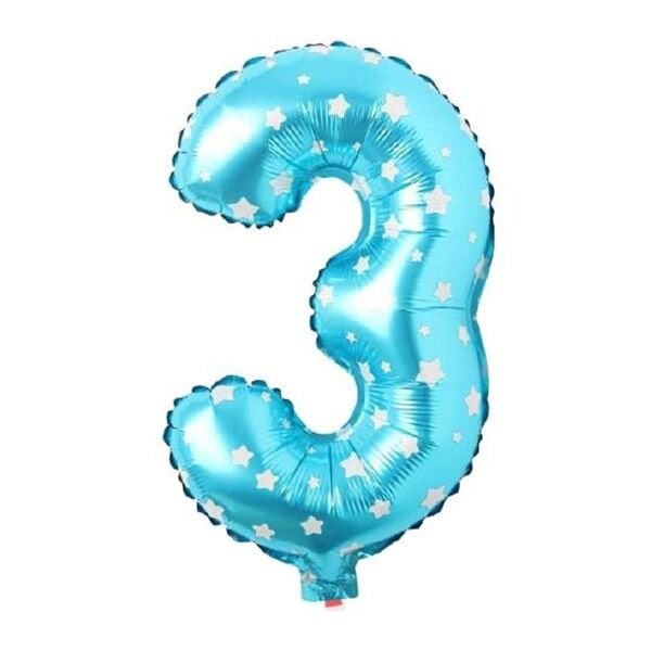 Folyo Mavi 3 Yaş Balon 40 cm