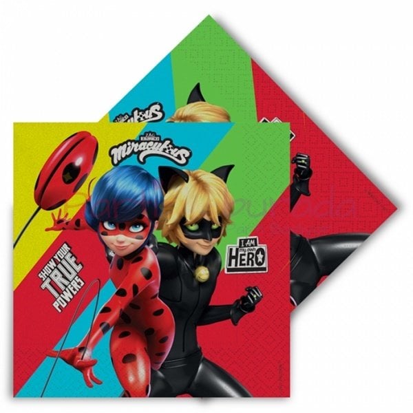 Miraculous Peçete 16 Adet
