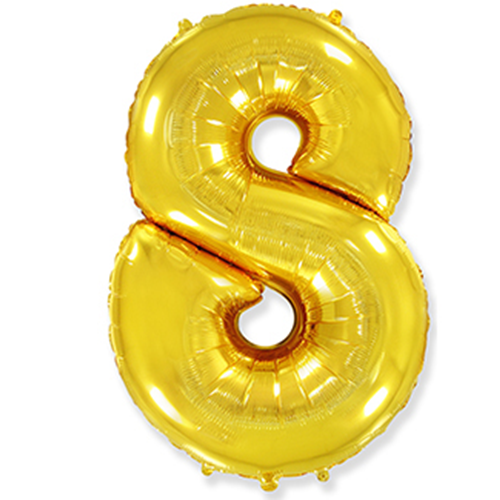 Folyo Gold 8 Yaş Balon 40 cm