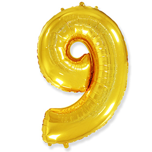 Folyo Gold 9 Yaş Balon 40 cm