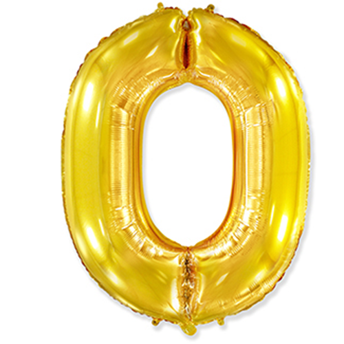Folyo Gold 0 Rakam Balon