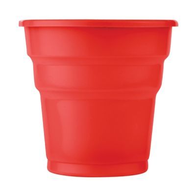 Plastik Kırmızı Bardak 25 Adet