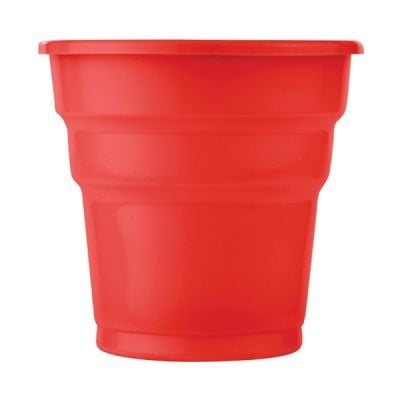 Plastik Kırmızı Bardak 25 Adet