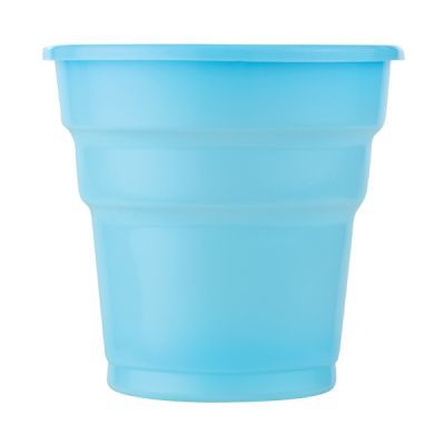 Plastik Açık Mavi Bardak 25 Adet
