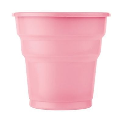 Plastik Pembe Bardak 25 Adet