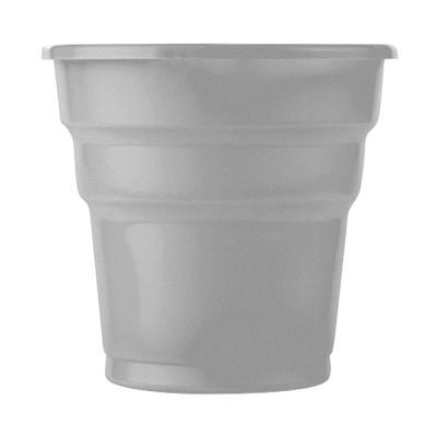 Plastik Gümüş Gri Bardak 25 Adet
