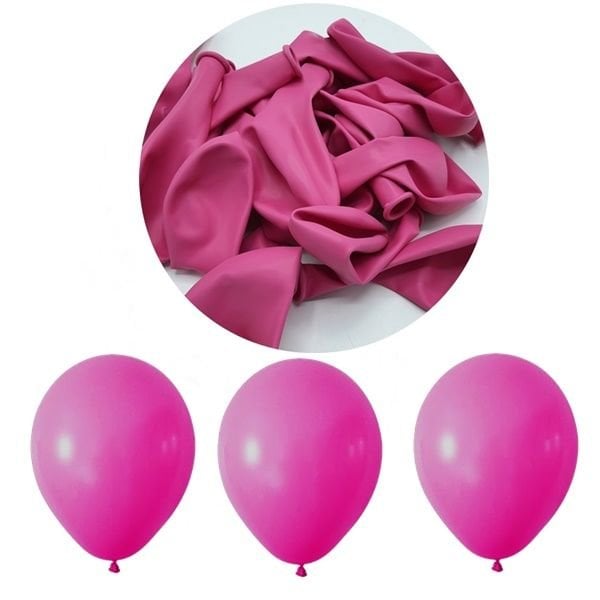 Pastel Fuşya Balon 12 inc 10 lu