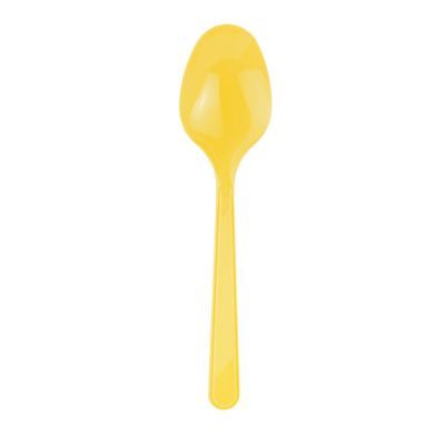 Plastik Sarı Kaşık 8 li