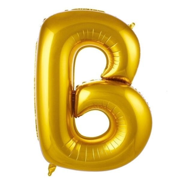 Folyo Gold B Harf Balon 100 cm