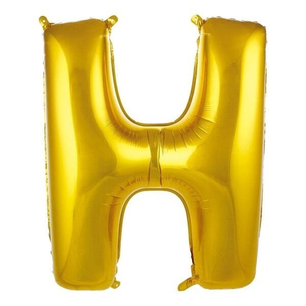 Folyo Gold H Harf Balon 100 cm