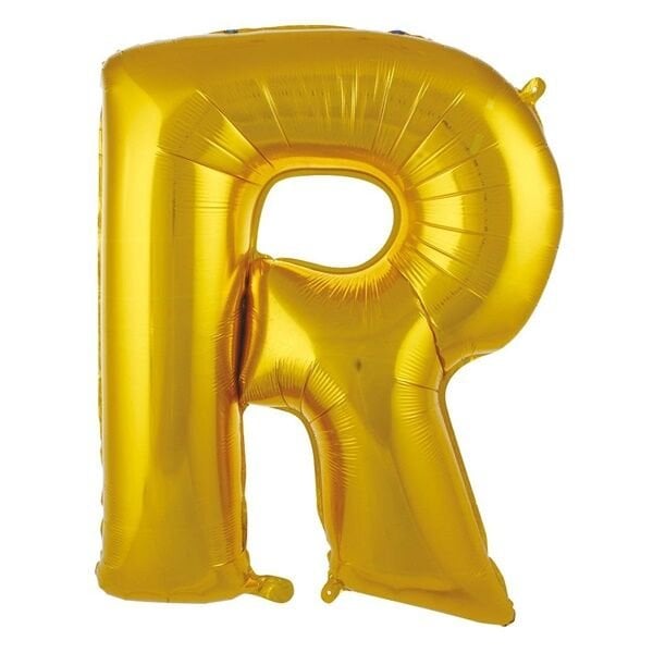 Folyo Gold R Harf Balon 100 cm