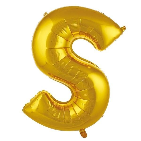Folyo Gold S Harf Balon 100 cm
