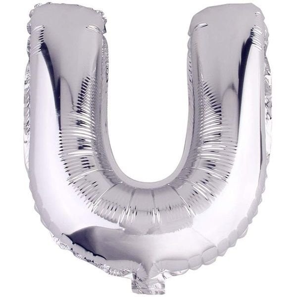 Folyo Gümüş U Balon 100 cm