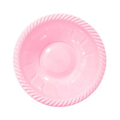 Plastik Pembe Salata Kase 6 Adet