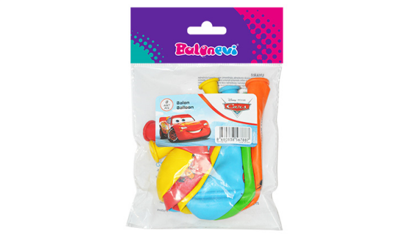 Cars Balon 8 Adet
