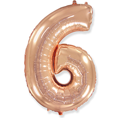 Folyo Rose Gold 6 Yaş Balon 76 cm